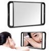 Double Handle Mirror Large Rectangle Makeup Barber Hair Handheld Back Mirror Salon Hairdressing Accessories
