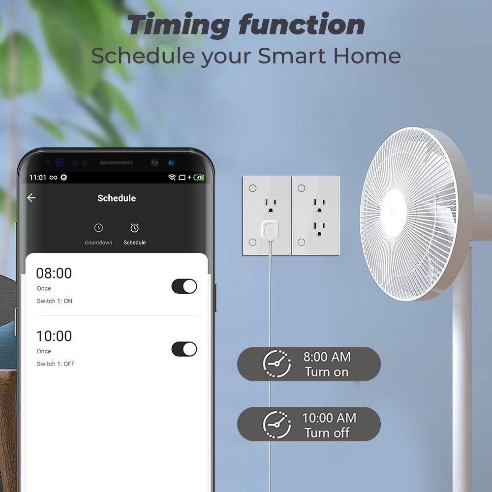 16a Tuya Priză Wifi Us Plug Timing Prise Smart Life App Perete Electric Pornit Oprit Pentru Google Home Alexa Tmall Genie