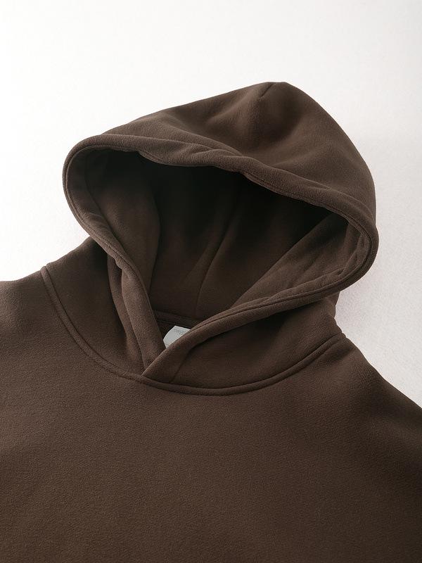 Trendy 400g Sherpa Fleece Hooded Sweatshirt - Non-Shedding