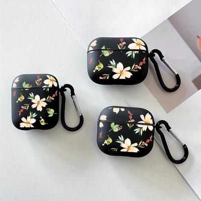 Flower Design Earphone Protective Cover for AirPods Pro2/Pro3/Pro Anti Drop Earphone Cover for AirPods 4/3/1/2 Anti Shock