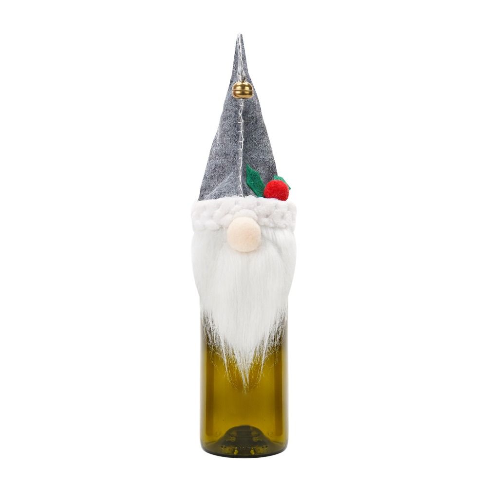 New Santa Snowman Wine Bottle Cover Exquisite Funny Xmas Ornament Cute Celebration Champagne Cover New Year Gifts