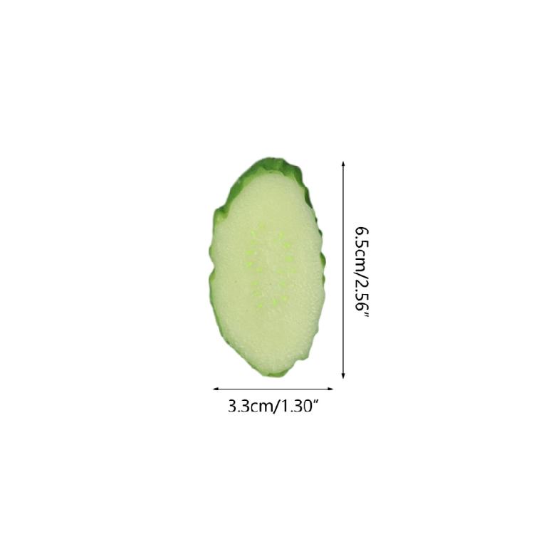 Simulation Cucumber Slices Food Model Kitchen Photography Restaurant Display