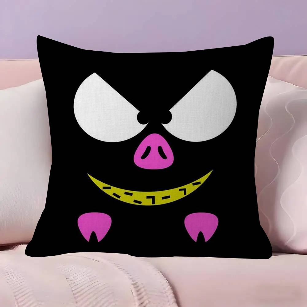 Anime Cute Ranma P Chan Ryogas pig Maple Design Cushion Cover Happy Autumn Harvest decor Holiday Decorati Pillow Cover