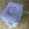 Flocking Press-to-Inflate Travel Footrest: Adjustable Universal Car & Plane Leg Rest