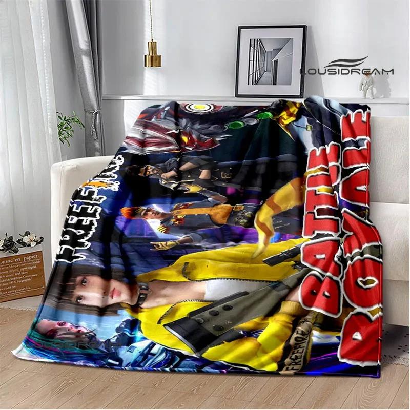 3D Games Free Fire Printed Blankets Fashion Warm Blanket Soft And Comfortable Blanket Home Travel Blanket Birthday Gift