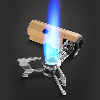 Portable Camping Stove: Folding Gas Canister Stove for Outdoor Cooking, BBQ, and Boiling Water - Suitable for Camping, Hiking, and Picnics