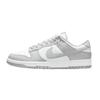 Nike Dunk Retro 'Grey Fog' Silver Ballet Low top Skateboard Shoes Men's Silver Gray White DD1391-103(Team140-)