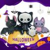 Cat Halloween Skeleton Bat Plush Toys Ghost Cute Doll Cartoon Plushie Gifts Kids