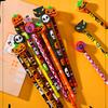 12Pcs Creative Cartoon Halloween Pencils Cute Students Stationery Hb Black Write Draw School Boxed Pen Gift