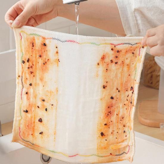4Pcs Kitchen Dish Towels Easy To Clean Strong Water Absorption Soft Quick Drying Dish Clothes Stain-resistant Kitchen Towels
