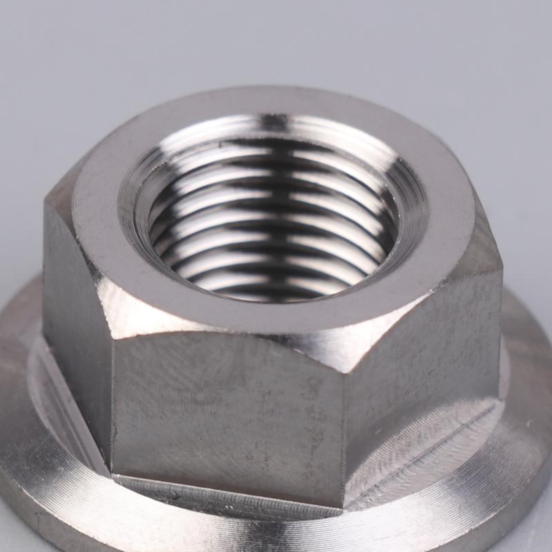 1 Pcs Motorcycles Titanium Hex Flange Hexagon Nuts M5 M6 M8 M9 M10 M12 For Motorcycles And Motorbikes