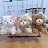 Mini Plush Toy Claw Machine Keychain Charms