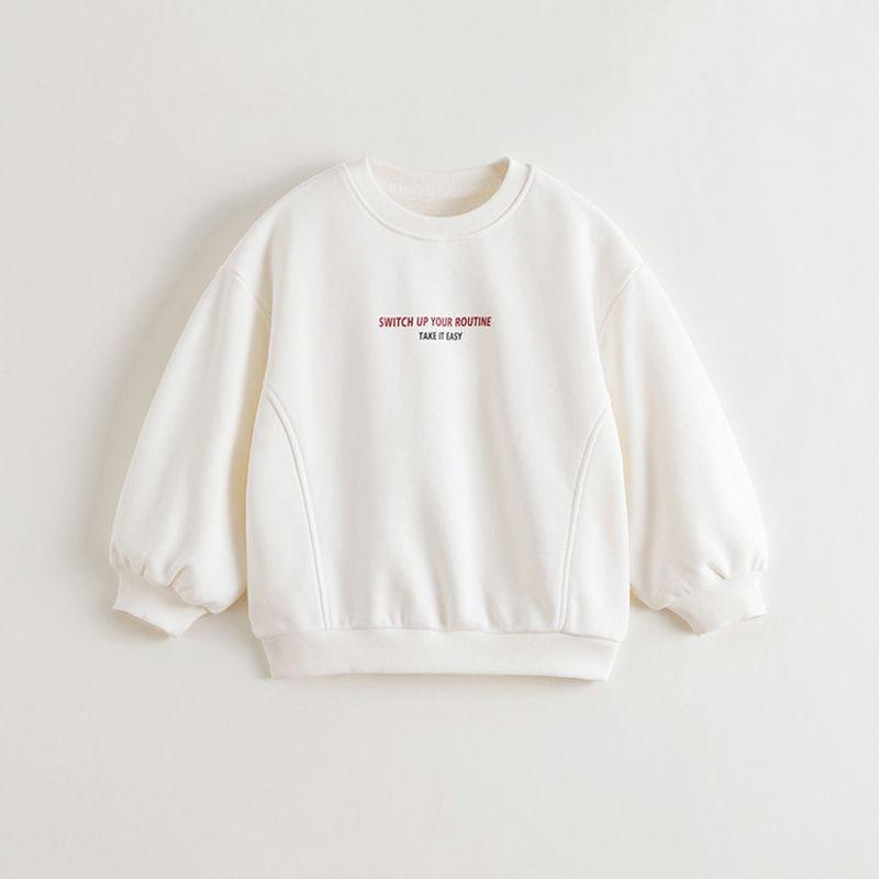 Mark Jenny Boys' Sports Loose Soft Sweatshirt Kidsren's Casual Pullover 2026 Spring New Product 551156