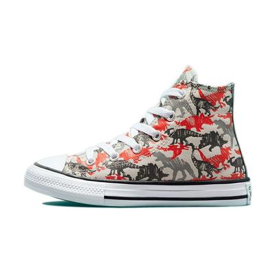 Chuck Taylor All Star High GS Dino Daze - Mouse Kids Sneakers Grey Mason Poppy-Glow 671598F