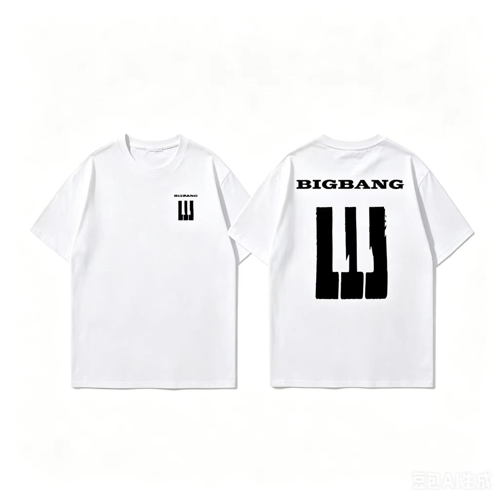 Hete Verkoop 2026 Bigbang 20e Verjaardag Concert T-shirt Mannen Vrouwen Zomer Katoenen Kleding Oversized T-shirt Harajuku Hip Hop Punk T-shirt