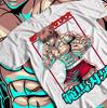 Baki The Grappler T-Shirt Baki Hanma Yujiro Hanma Baki Boxen Shirt Weißes Unisex T-Shirt