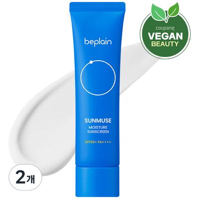 Be Plain Sunmuse Moisture Sun Cream SPF50+ PA++++, 2 Units, 50ml
