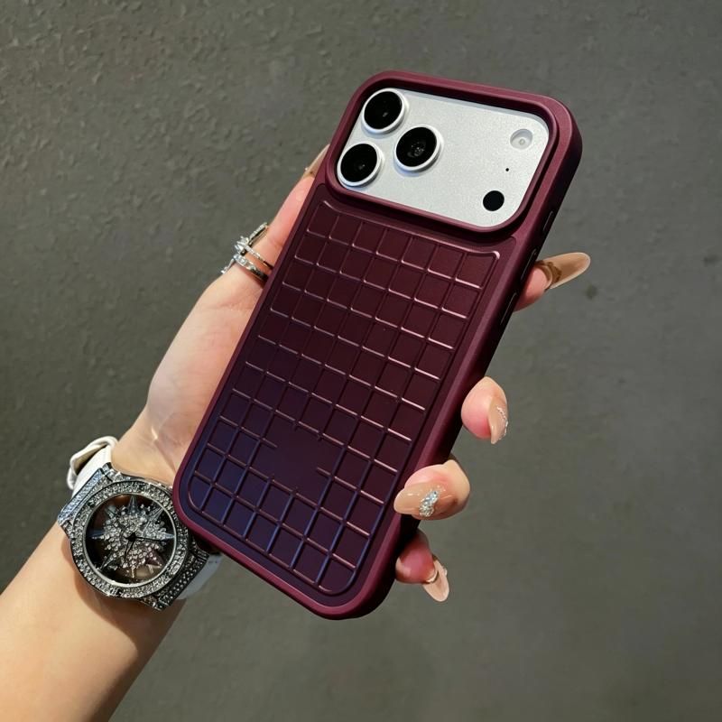 3D Luggage Aluminum Alloy Grid Phone Case for IPhone 18 Pro Max 17 Pro Max for Rimowa Shockproof Anti Scratch Protective Cover