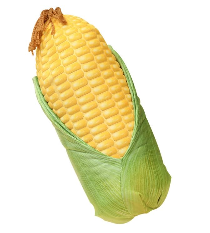 

Large corn hug pillow cushion, roasted corn, corn, corn, 45cm long, cute, interesting stuffed animal, interesting goods, event, party goods, gold