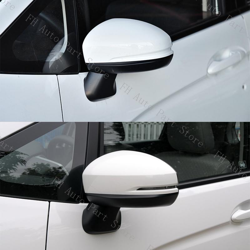 For Honda Fit Jazz Shuttle GK5 2014-2020 Car Exterior Rearview Wing Door Side Mirror Bottom Lower Base Cover Shell Cap Lid