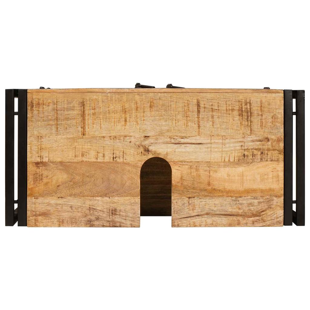 Washbasin Cabinet Brown 71 x 33 x 58 cm Solid Mango Wood