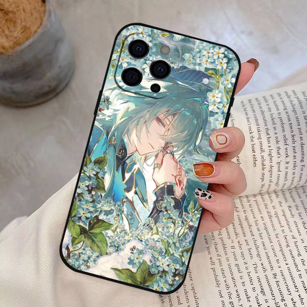 

Honkai Star Rail Чехол для телефона с изображением Анаксы Силиконовый Мягкий Для IPhone 17 16 15 14 13 12 11 X XR Plus Pro Max Plus iPhone13ProMax