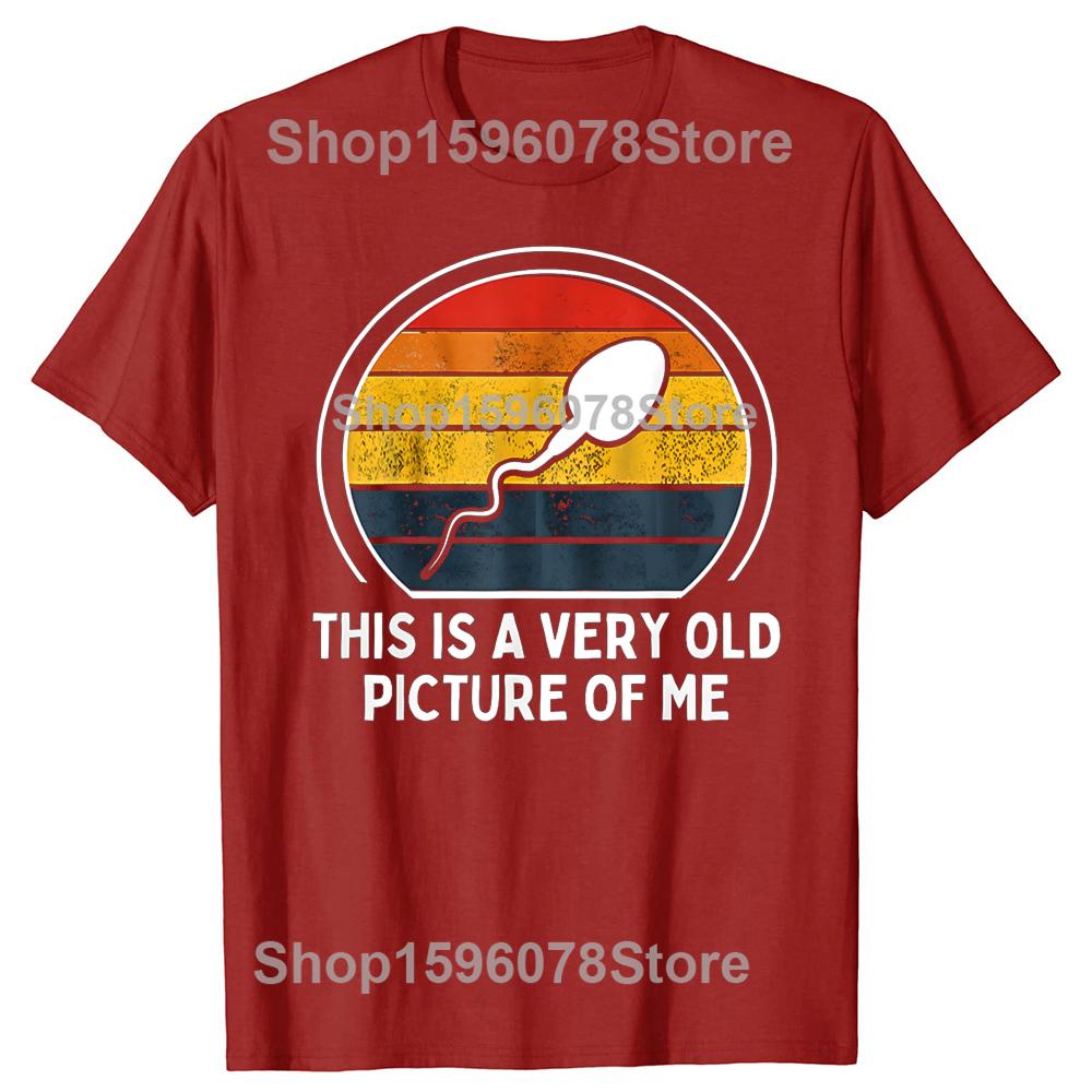This Is A Very Old Picture of Me Adult Tshirts Men Fashion Print Tshirt Loose Oversized Streetwear Hip Hop Unisex T Shirt S