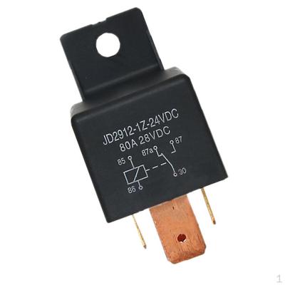 Model No: JD2912-1VDC Motorcycle Changeover SPDT Relay 5Pins 24V 8
