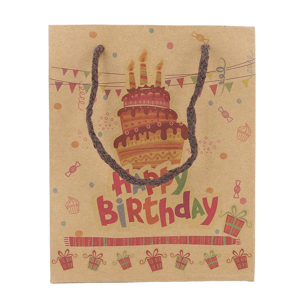 12pcs Birthday Gift Bags Cute Large Capacity Party Favor Bags Gift Favor Bags with Handle for Kids Girls