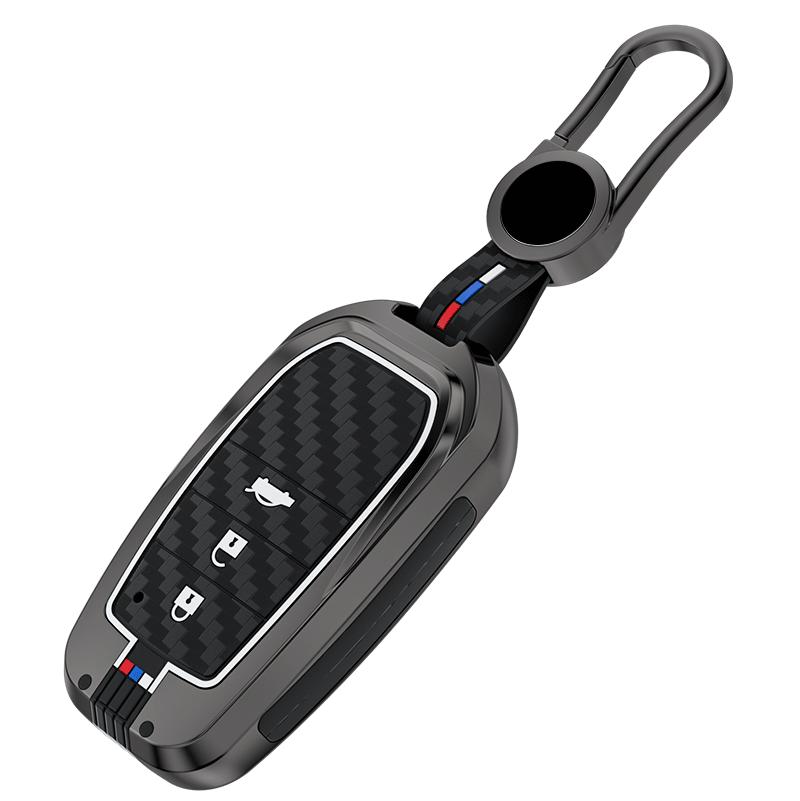 Auto Zinc Alloy Key Fob Cover Mount Chain Toyota Alphard Vellfire 2012 Previa Auto Key Fob Case Interior Accessories Auto Accessories