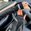 UV Protection Ice Sleeves Men Women Summer Sun Protection Arm Sleeves Outdoor Cycling Driving Arm Sleeves Gloves Sweat Absorbent