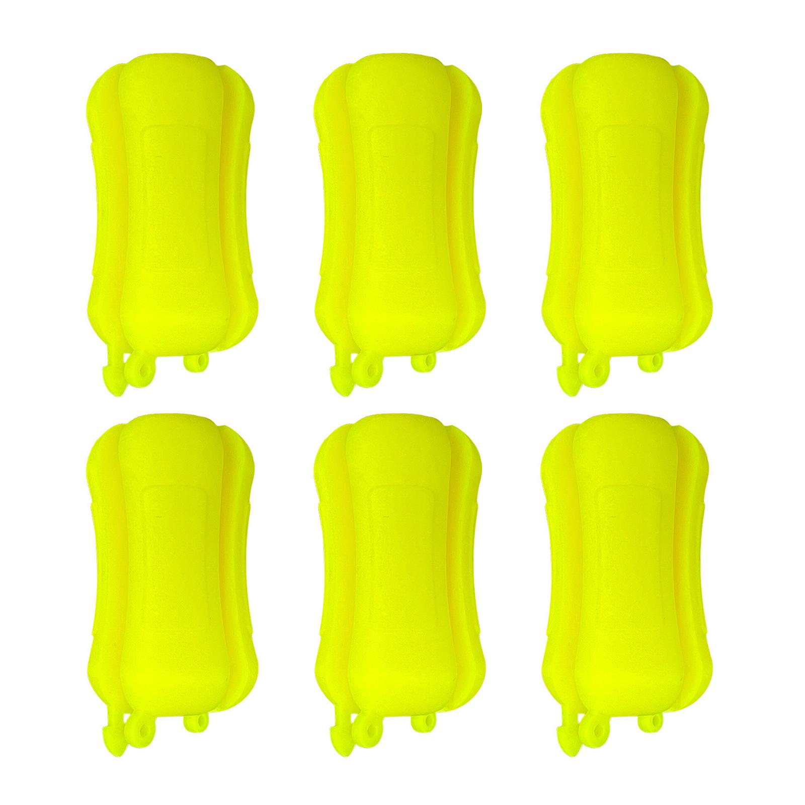 

6 шт. держатель для удочки портативный удочка фиксированный шар силиконовые зажимы для удочки универсальные аксессуары для ловли рыбы нахлыстом