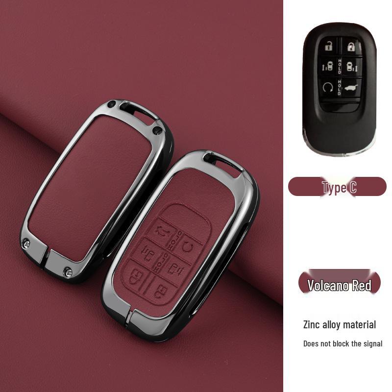 Stylish Metal Car Key Case for XRV, Fit, Vezel, URV, Fengfan, Xiangyu - Personalized Luxury Remote Shell Cover