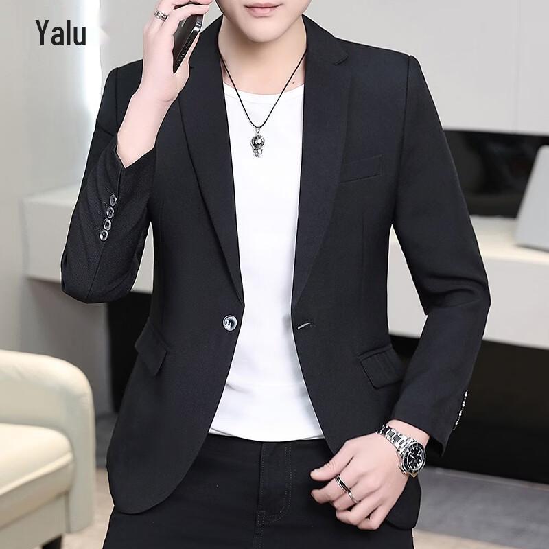 Men s Slim Fit Business Casual Suit Set XL