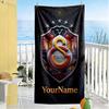 Galatasaray Personalized Name Beach Towel Super Soft Microfiber Quickdry Fabric Suitable For Sports Travel Swimming Yoga Bathroom Beach And Pool