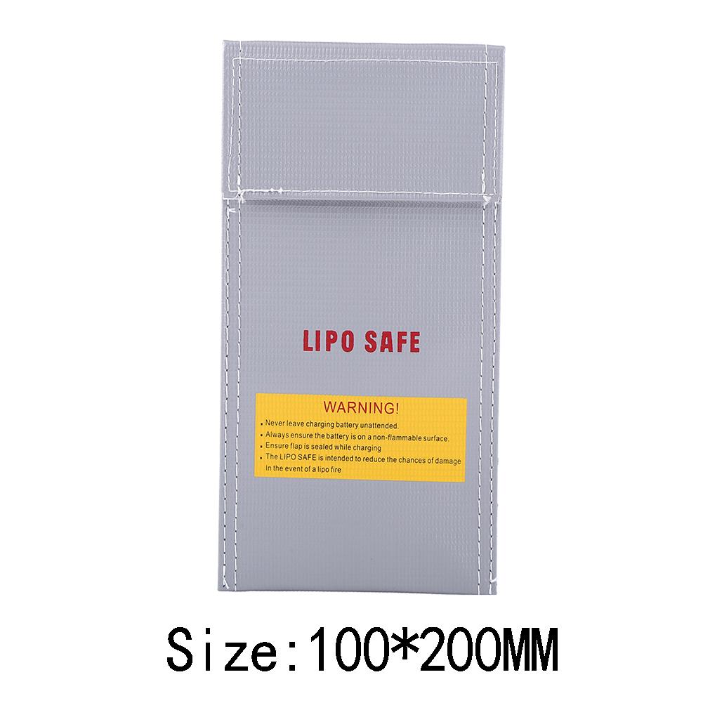 RC Akku Sicherheit Feuerfeste Tasche Lipo Schutz Ladesack Beutel Schutz 100*200mm