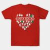 Novel Santa Squad Heart Christmas Gift T Shirt New 100 Cotton Short Sleeve ONeck Tshirt Casual Unisexs Top