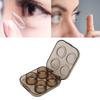 Contact Lens Case Kit Transparent Protective Portable Plastic Contact Lenses Storage Container for Women Girls