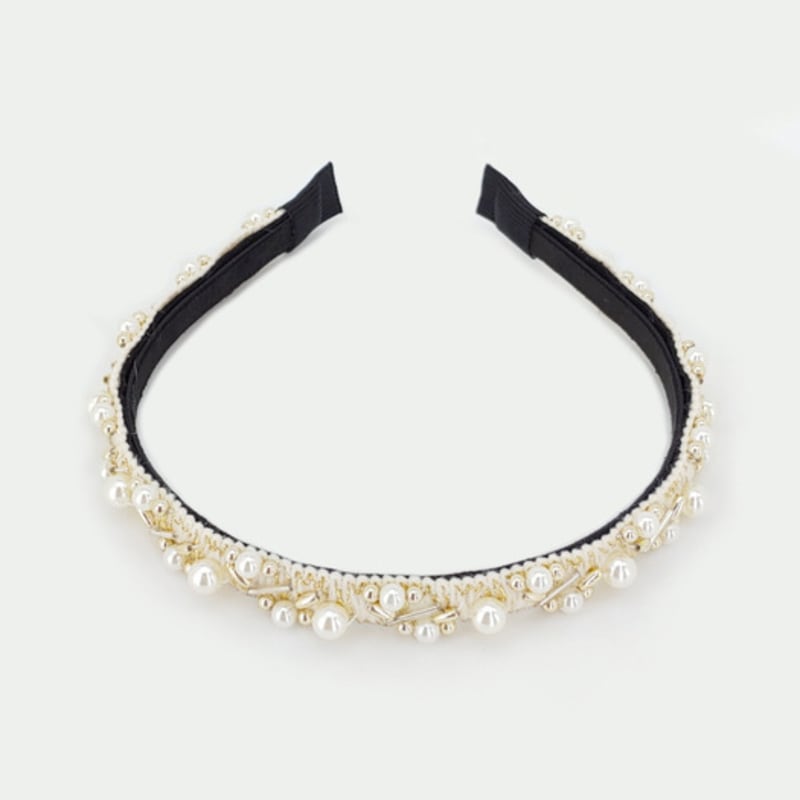 LALA Pearl Hairband - Ivory