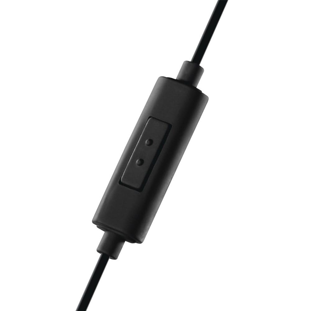 Hama Germany Kooky Black Wired Earphones with Mic, 3.5mm, Officially Imported