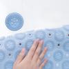 1pcs 55cm New Round Bathroom TPR Anti Slip Pad Carpets Home Quick Drying Massage Suction Cup Bath Floor Mat