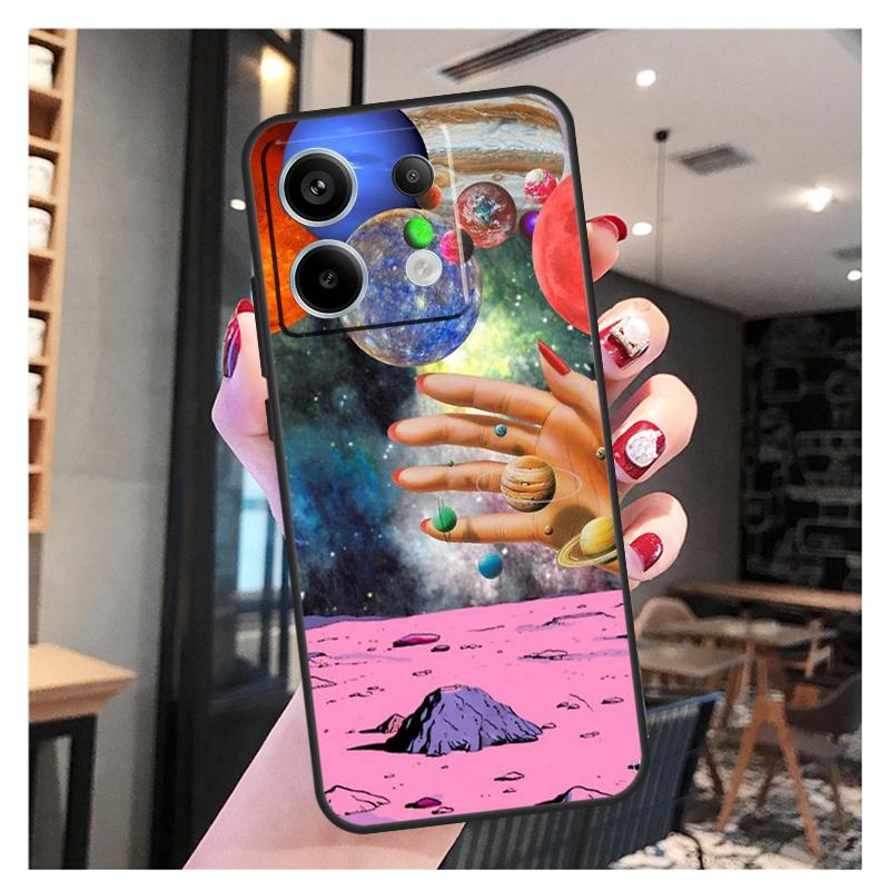 Aesthetic Planet Case For Xiaomi Redmi Note 13 Pro 12 11 9 10 12S 11S 10S 9S Redmi 13 12 10C 12C 13C Cover