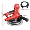 Macchina Levigatrice Lucidatrice Manuale per Stucco 1250W 6 Velocità 3500 giri/min con Luce LED e Sacchetto Raccogli Polvere Macchina Lucidatrice per Muri Levigatrice per Cartongesso Levigatura