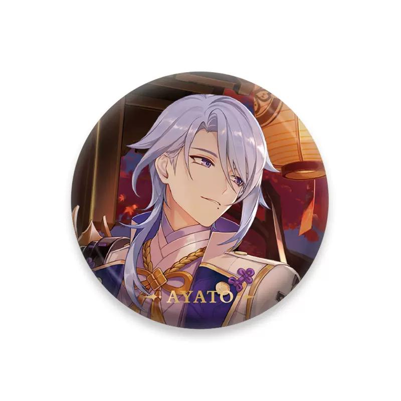Sunsyea Genshin Impact Official Merch miHoYo Original Authentic Theme Series Badge Xiao Kazuha Zhongli Shogun Venti Klee Yelan