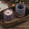 Moule en silicone pour pot de bougie, boîte de rangement à rayures, pour pot de fleurs succulentes, plâtre, résine époxy, décoration d'intérieur, cadeau