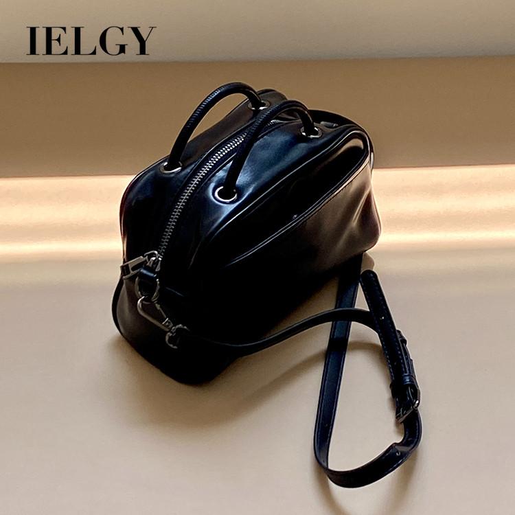 IELGY Female Bag Simple All-Match Retro Shoulder Messenger Bag