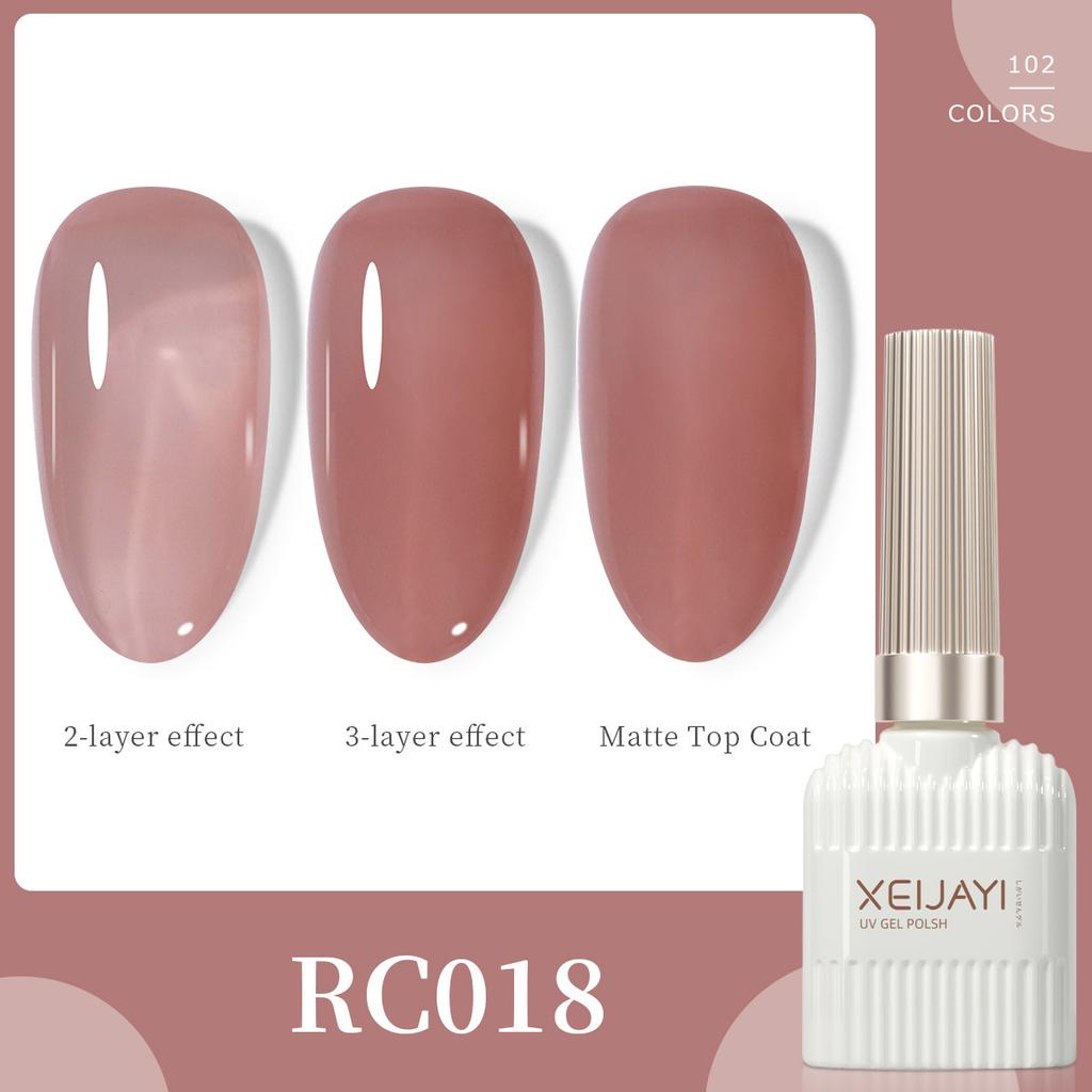 New Trendy 102 Colors of Long-lasting Gel Nail Polish for Women, Suitable for Professional Nail Salons.