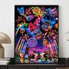 Cartoon Diamond Painting Disney Fireworks Show Dream Carnival Illustration 5D DIY Art Cross Stitch Kit Mosaic Embroidery Home Decor Gift