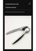 Stainless Steel Zinc Alloy Garlic Press & Masher - Multifunctional Kitchen Tool