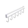 1pcs 6-Hook Coffee Cup Mug Holder Black/White Multi-Function Kitchen bathroom Household Organizer Storage Hanger with Shelf